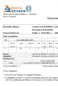Visura Catastale